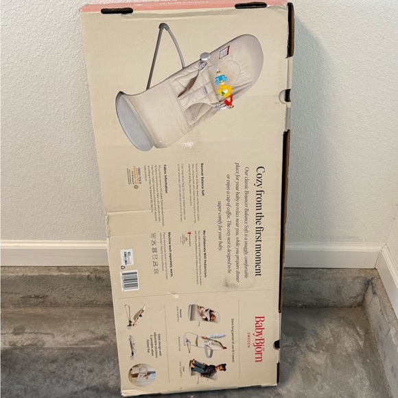 NIB Baby Bjorn Bouncer Balance Soft Beige - Picture 7 of 15